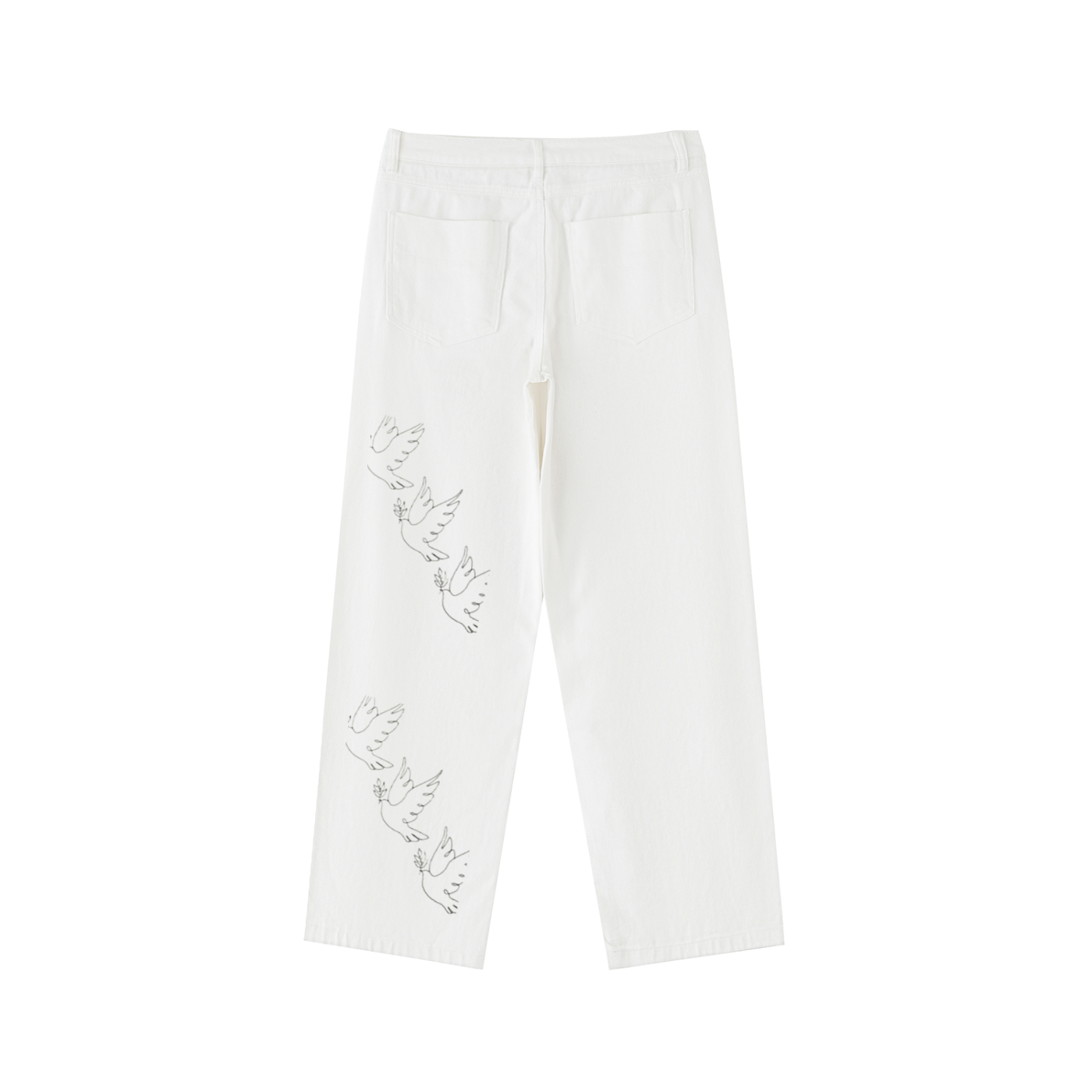 THE “DOVES” STRAIGHT LEG JEANS