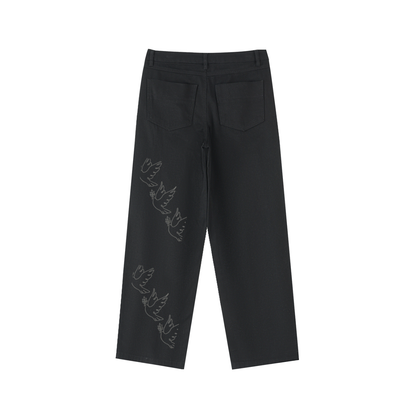 THE “DOVES” STRAIGHT LEG JEANS