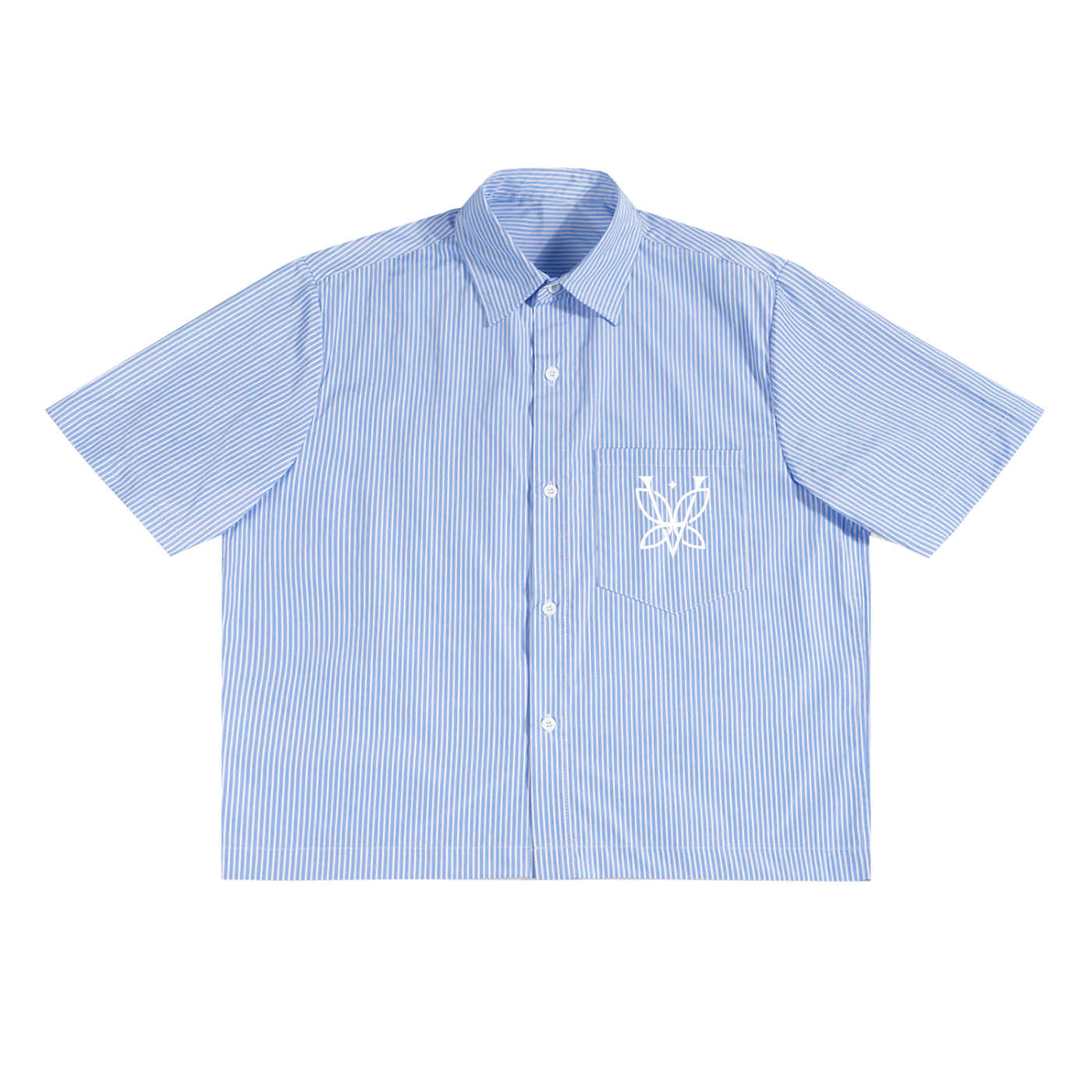 the "DOVES" button shirt