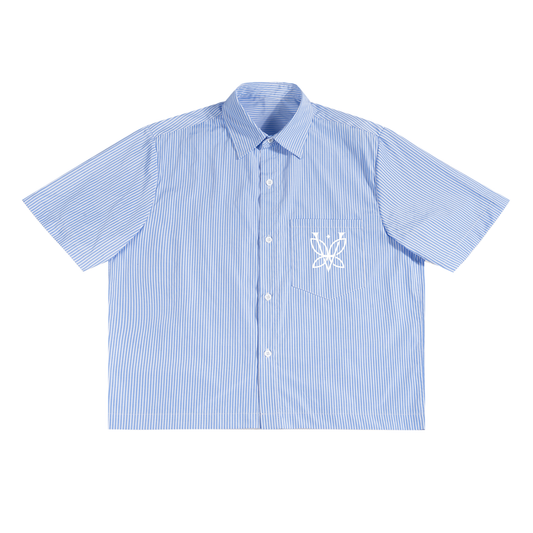 the "DOVES" button shirt