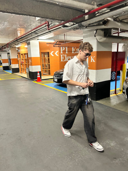 The "FLOWER BOY" button shirt